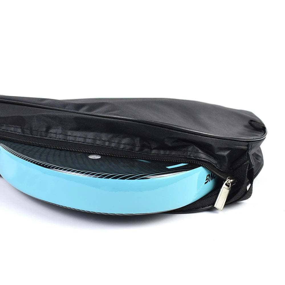 Oxford Black Padel Paddle Bag Cover for Various Tennis Racket Soft Face Carbon Fiber EVA Racquet Unisex Tennis Shoulder Bags