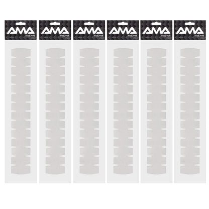 AMA SPORT Padel Racket Protection Tape Pack of 1/2/6 Edge Protector Durable & Easy to Replace Transparent Padel Protector