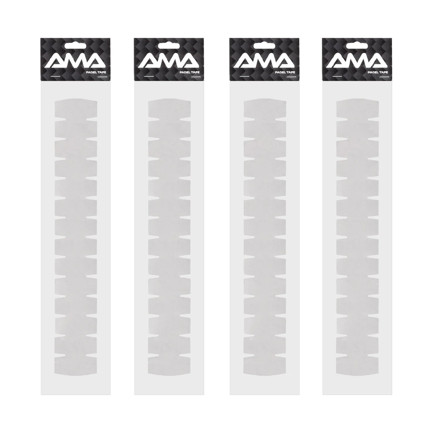 AMA SPORT Padel Racket Protection Tape Pack of 1/2/6 Edge Protector Durable & Easy to Replace Transparent Padel Protector