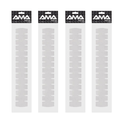 AMA SPORT Padel Racket Protection Tape Pack of 1/2/6 Edge Protector Durable & Easy to Replace Transparent Padel Protector