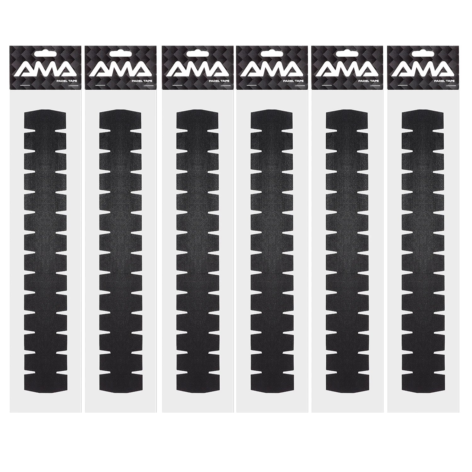 AMA SPORT Padel Racket Protection Tape Pack of 1/2/6 Edge Protector Durable & Easy to Replace Transparent Padel Protector