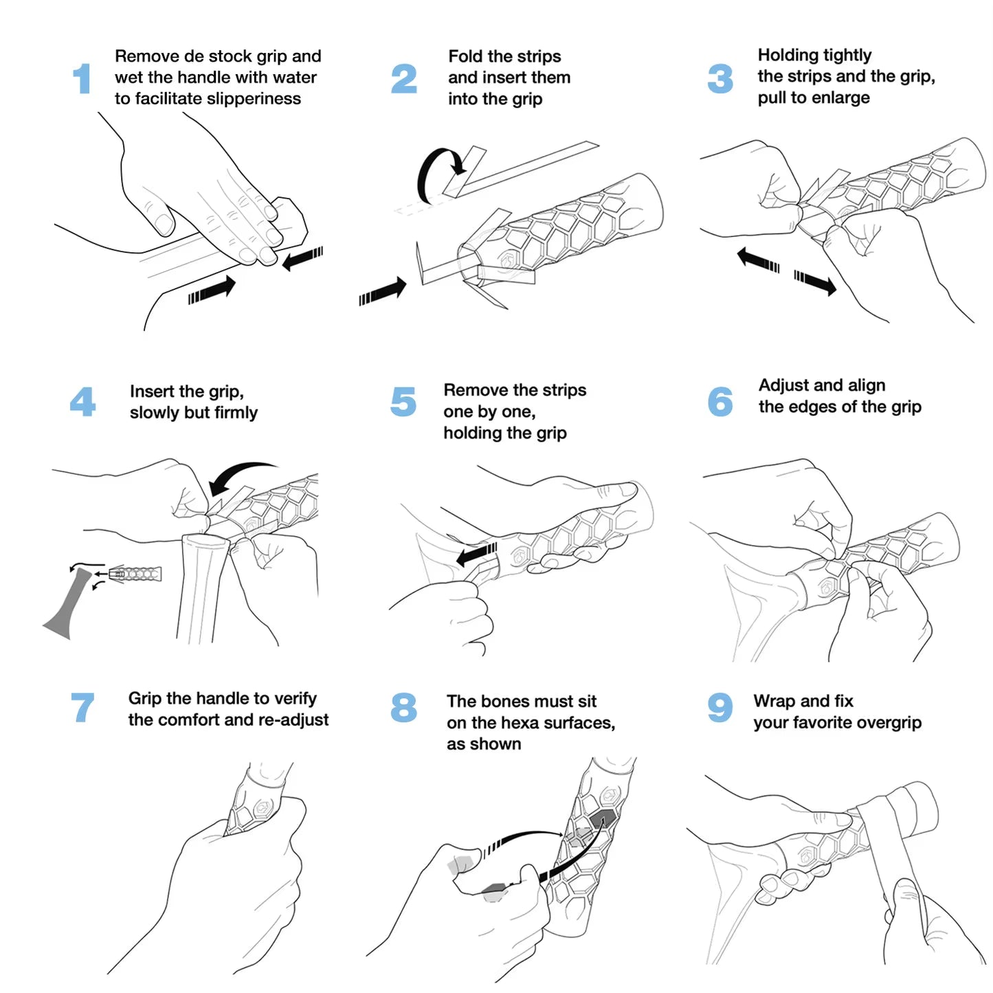 Undergrip for Padel Racket Overgrip